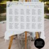 D007 Printable Seating Chart Template Wedding Amy Design 1