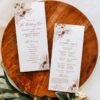 Boho Terracotta Wedding Program Template | Booklet Wedding Program | Wedding Programs D011 Boho Terracotta Wedding Program Template AmyDesign 3