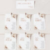 D011 Rustic Boho Seating Chart Template Amy Design 2