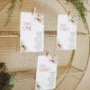D011 Rustic Boho Seating Chart Template Amy Design 3