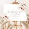 D011 Welcome Sign Boho Wedding Template Download AmyDesign 1
