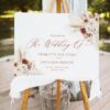 D011 Welcome Sign Boho Wedding Template Download AmyDesign 2