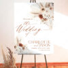 D011 Welcome Sign Boho Wedding Template Download AmyDesign 5