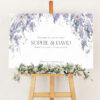 D014 Welcome Sign Wisteria Wedding Signage Template 1