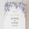 Wisteria Wedding Signage Template | DIY Wedding Sign | Welcome To Our Wedding D014 Welcome Sign Wisteria Wedding Signage Template 3