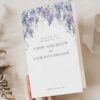 D014 Wisteria Wedding Program Template Amy Design 2