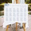 D015 Monogram Wedding Seating Sign Template Amy Design 1