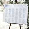 D015 Monogram Wedding Seating Sign Template Amy Design 2