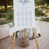 D015 Monogram Wedding Seating Sign Template Amy Design 4