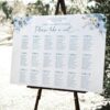 D018 Blue Wedding Signage Template Amy Design 2