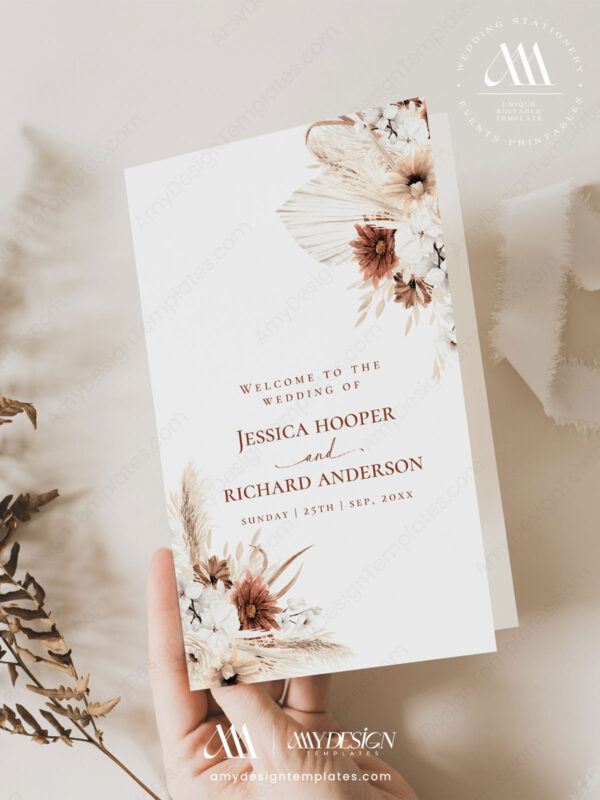 The Ultimate Guide to Terracotta Boho Wedding Programs Inspiring Terracotta Boho Wedding Programs Ideas & Formats