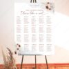 D021 Boho Terracotta Wedding Seating Chart Sign Amy Design 3