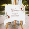 Boho Terracotta Wedding Welcome Sign | DIY Printable Template D021 Welcome Sign Boho Terracotta Wedding Template 2