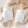 Wildflower Wedding Template BUNDLE | 50+ Templates Editable Floral Invitation Suite D023 Enclosure Card Template Details Insert Wildflower Amy Design 2
