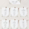 D023 Wildflower Seating Chart Cards Template Amy Design 1