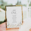 D023 Wildflower Seating Chart Cards Template Amy Design 5
