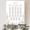 D023 Wildflower Seating Signage Wedding Template Amy Design 7