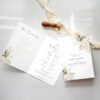 D024 Boho Greenery Wedding Ceremony Program Template AmyDesign 6