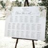Boho Greenery Wedding Seating Chart Template | DIY Wedding Sign Printable D024 Boho Greenery Wedding Seating Chart Template Amy Design 2