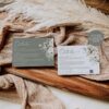 Boho Sage Green Wedding Enclosure Card Template | Insert Card | Details Card Instant Download