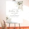 D024 Welcome Sign Boho Green Wedding Amy Design Templates 3