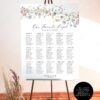 Wildflower Wedding Reception Sign Bundle Templates | Signage Printable Editable D026 A Wildflower Wedding Seating Signage Template 3