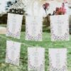 Wildflower Wedding Reception Sign Bundle Templates | Signage Printable Editable D026 Floral Seating Chart Card Template Amy Design 5
