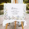Wildflower Wedding Reception Sign Bundle Templates | Signage Printable Editable D026 Welcome Sign Wildflower Wedding Signage Template AmyDesign 2