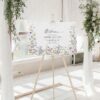 D026 Welcome Sign Wildflower Wedding Signage Template AmyDesign 3