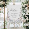 D026 Welcome Sign Wildflower Wedding Signage Template AmyDesign 6