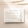 D028 Enclosure Card Weding Template Wildflower Amy Design 2