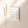 D028 Enclosure Card Weding Template Wildflower Amy Design 5