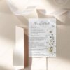D028 Enclosure Card Weding Template Wildflower Amy Design 7