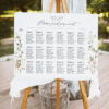 Wildflower Signage Wedding Templates Bundle | Reception Sign Printable Download D028 Minimal Seating Chart Template Printable 1