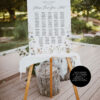 Minimal Seating Chart Template Printable | Wildflower Wedding Seating Signage D028 Minimal Seating Chart Template Printable 4