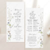 D028 Programs Wedding Ceremony Template Amy Design 2