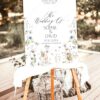 Boho Wildflower Wedding Welcome Sign Template | Welcome To Our Wedding D028 Welcome Sign Boho Wildflower Wedding Signage Template 5