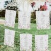 Wildflower Signage Wedding Templates Bundle | Reception Sign Printable Download D028 Wildflower Table Seating Chart Template Amy Design 4