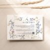 D029 Enclosure Card Template Invitation Insert Card AmyDesign 1