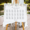 Wildflower Botanical Wedding Bundle | Complete Wedding Stationery Kit 50+ Templates D029 Seating Chart Template Wedding Wildflower 2