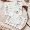 Wildflower Botanical Wedding Bundle | Complete Wedding Stationery Kit 50+ Templates D029 Wildflower RSVP Card Template Editable Amy Design 3