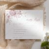 French Toile Floral Wedding Invitations Template Bundle | All-in-One Wedding Templates Invitations & Signs D031 Vintage Floral RSVP Card Template Response Card AmyDesign 3