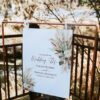 Boho Rustic Wedding Sign Printable | Wedding Welcome Sign Template Welcome Sign Boho Rustic Wedding Template Printable