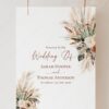 Boho Rustic Wedding Sign Printable | Wedding Welcome Sign Template Welcome Sign Boho Rustic Wedding Template Printable