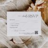 D037 Minimalist QR Code Response Card Template AmyDesign 2