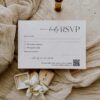 D037 Minimalist QR Code Response Card Template AmyDesign 3