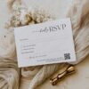 D037 Minimalist QR Code Response Card Template AmyDesign 4
