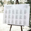 D037 Modern Minimalist Wedding Seating Chart Template 2
