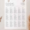 D037 Modern Minimalist Wedding Seating Chart Template 3