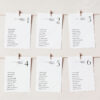 Minimal Wedding Signage Template | Printable Signs Bundle D037 Wedding Seating Cards Minimal Template Amy Design 2